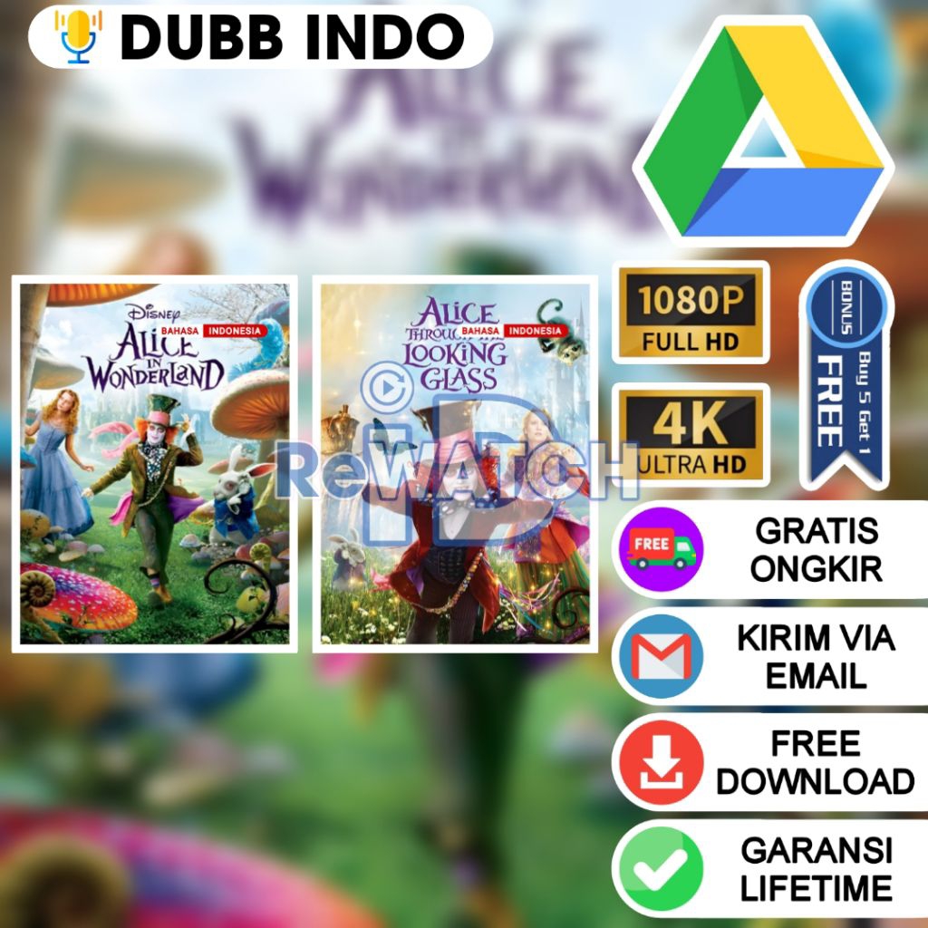 FILM ALICE IN WONDERLAND (LENGKAP) DUBBING BAHASA INDONESIA