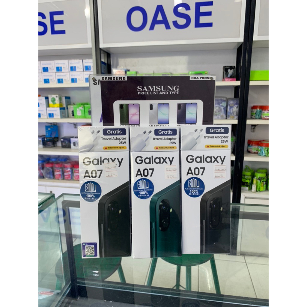 samsung galxy A07 ram 8/256 Geransi resmi samsung