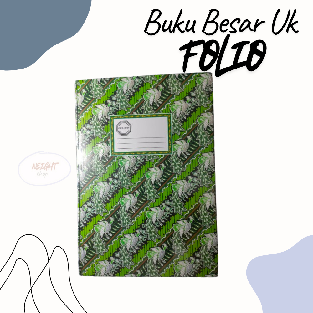BUKU FOLIO/BUKU BESAR ISI 100 LEMBAR