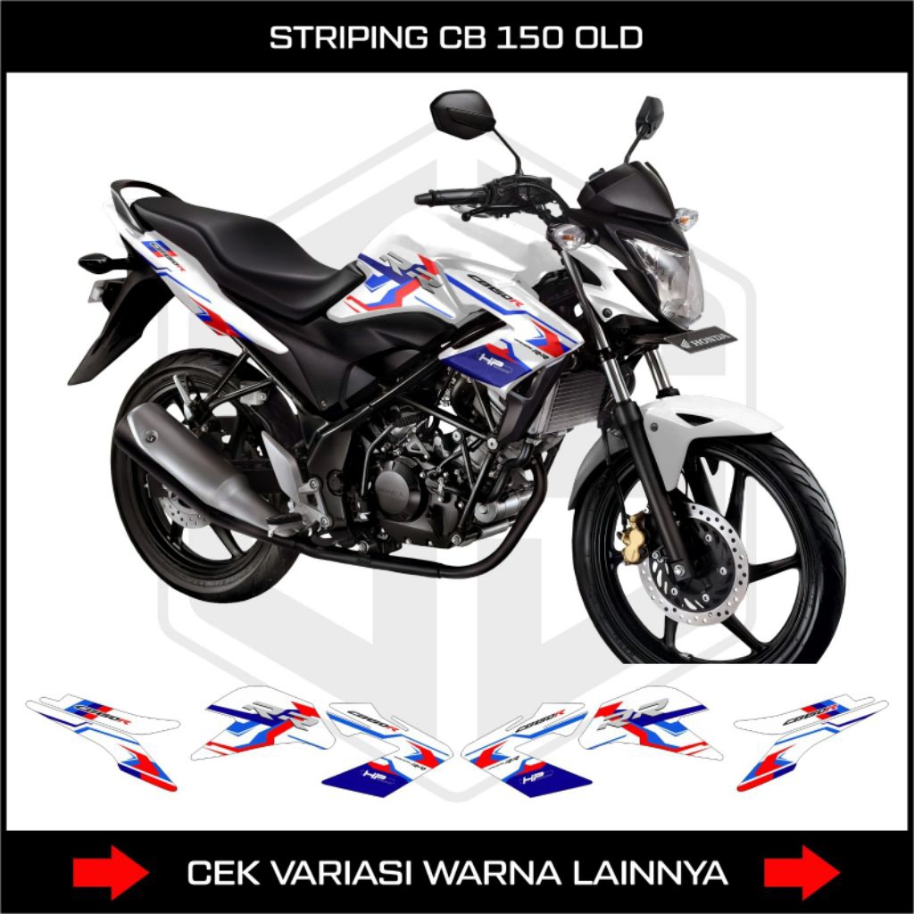 Striping Honda CB 150 Old/ Stiker Honda Cb 150 R Old/ Lis Body Motor Cb 150 Old/ Decal Cb 150 Old
