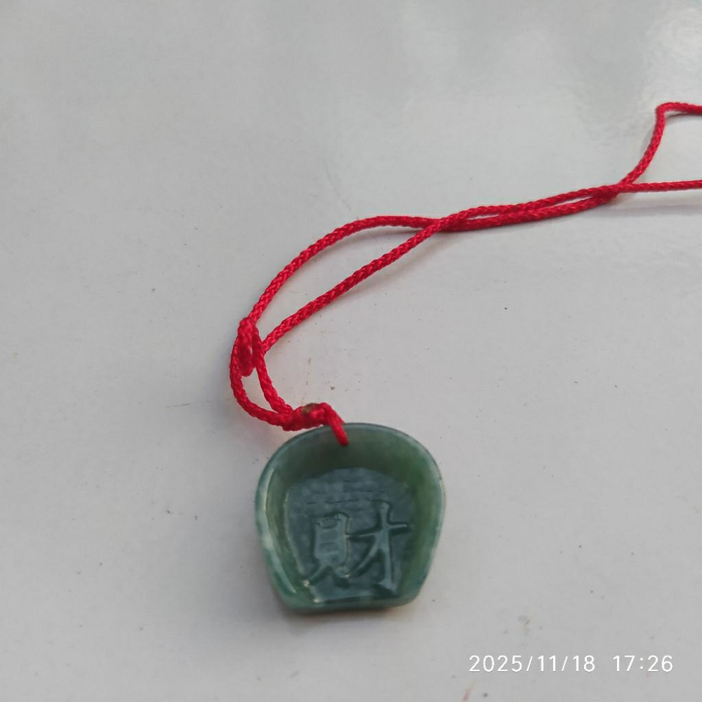 Liontin/pendant Guatemala jade model pengki