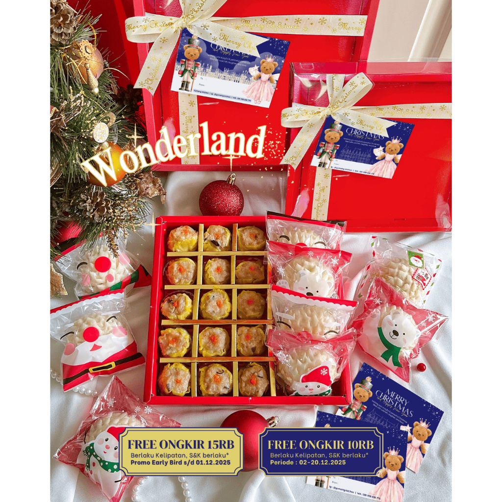 WONDERLAND - Hamper Christmas Natal Mix Siomay Dimsum Bakpao Landak