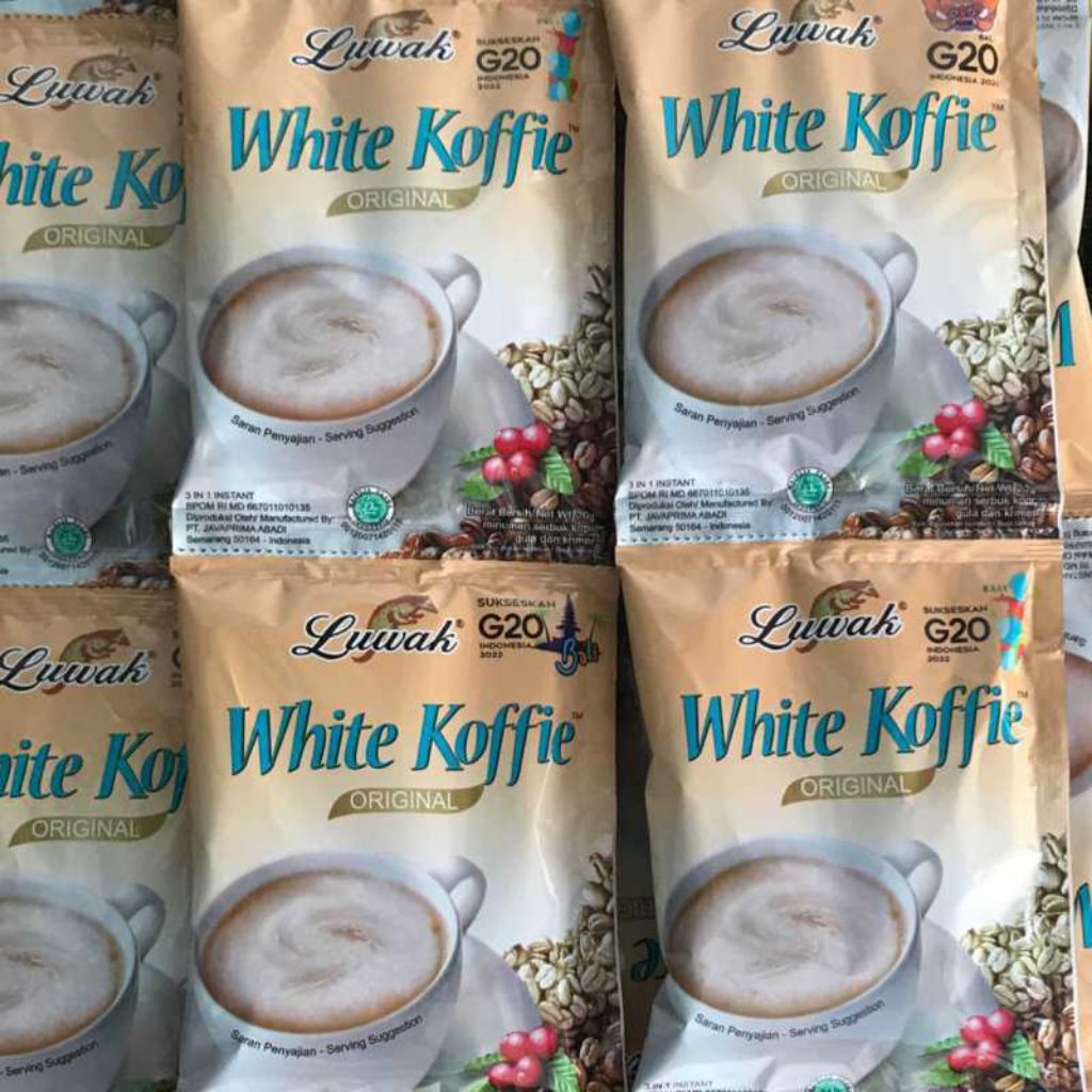 kopi luwak white kopi sachet,1renteng isi 10pcs