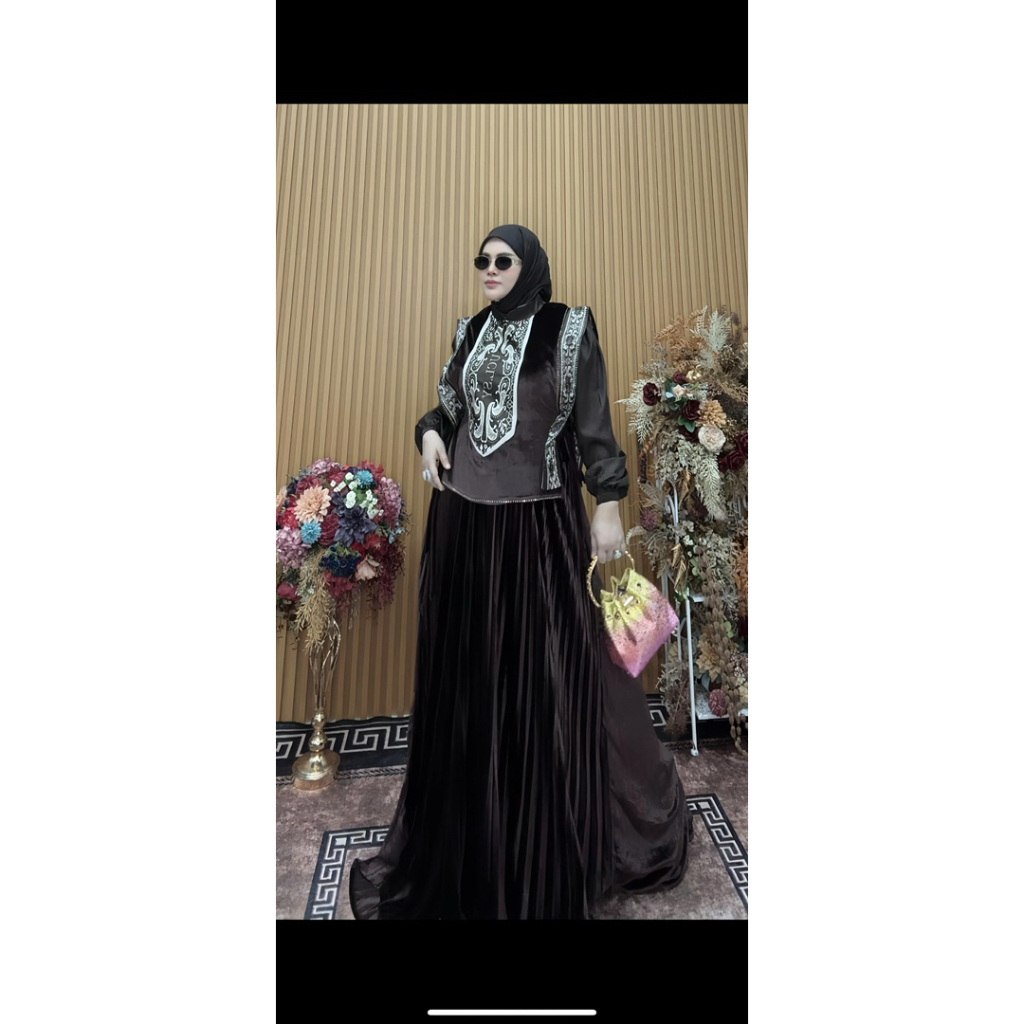 Ready Baju Setelan Rok Scraft dan Auter Mini BY UCL SYARI