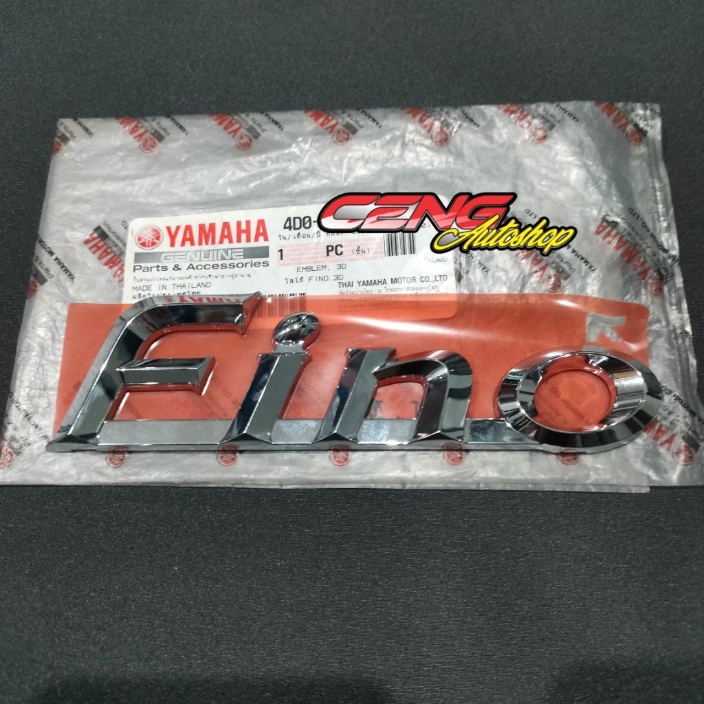 emblem fino 110 emblem satu 1 set fino classic 110 fino karbu original yamaha thailand harga termura