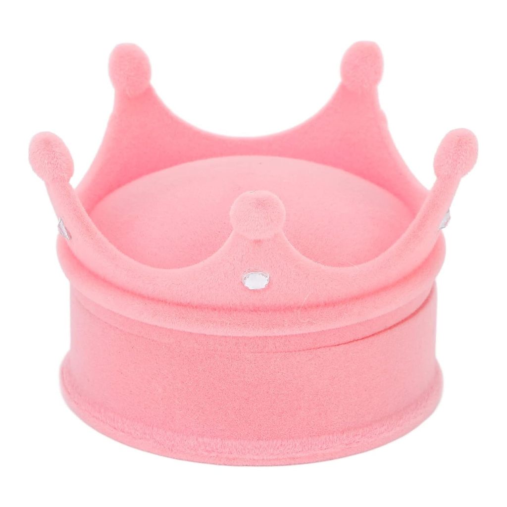 Box Cincin Crown Mahkota Princess Pink | Hadiah | Anniversary | Wedding | Lamaran