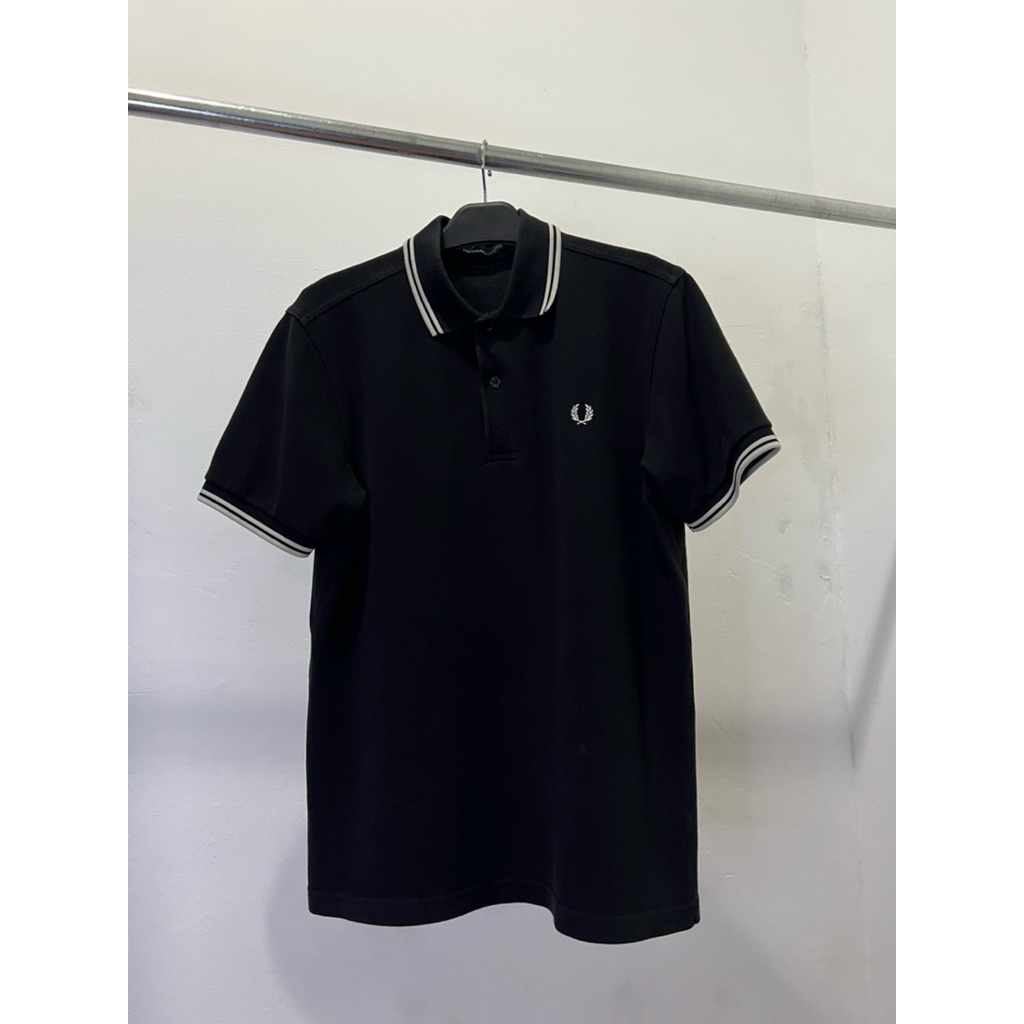 Fred Perry Shirt Polo Black/White