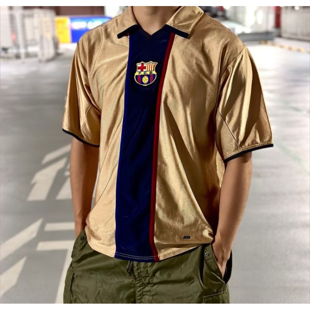Retro | Kaos Jersey Retro Barcelona Away Third 2002 2003 Grade Ori