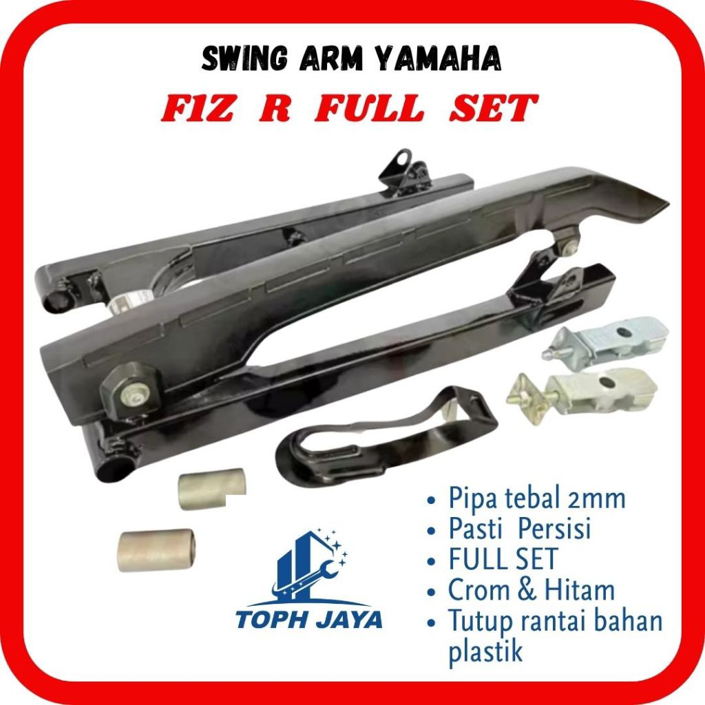 AJ-Swing Arm Arem Lengan Ayun Yamaha Fiz, Fiz R, Vega Force 1, Crypton,  Full Set Kwalitas Ori Crom 