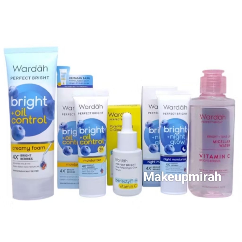 Paket Wardah Perfect Bright Barries Series / Mencerahkan / Melembabkan