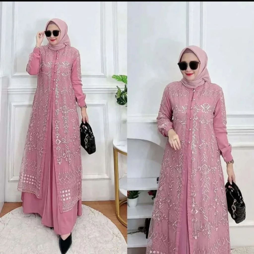 Gamis Sabrina / Sabrina Dress / New Brukat / Gamis Pesta / Sabrina Dress