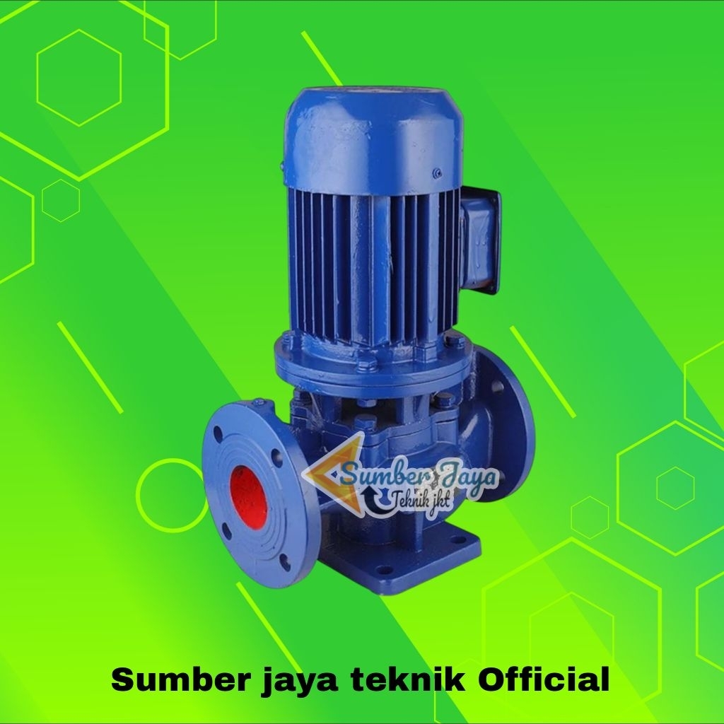 Pompa Booster Flow Besar Pompa Transfer Air 1,5in 2,2Kw 3Phase Pendorong