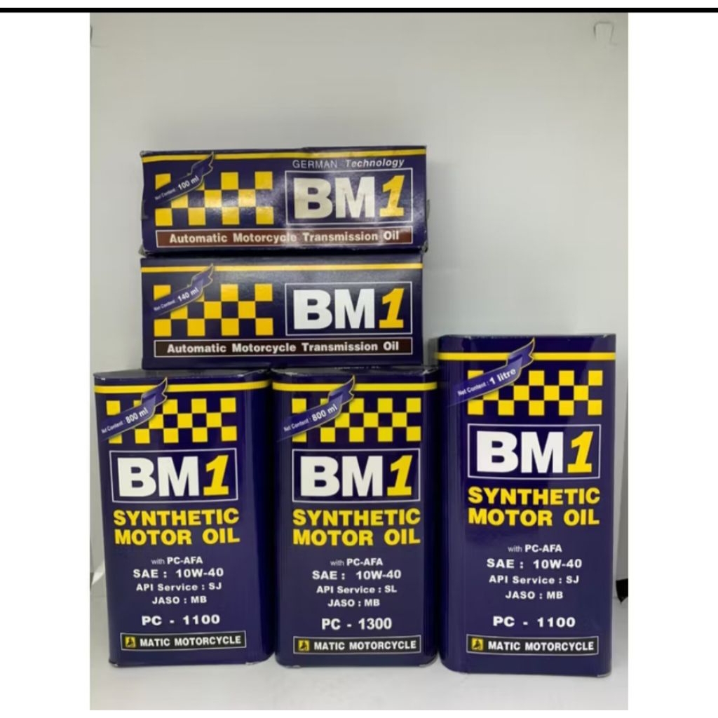 Oli BM1 BM1 PC 1300 motor matic & BM1 PC 1000 motor manual (moped, sport, trail)