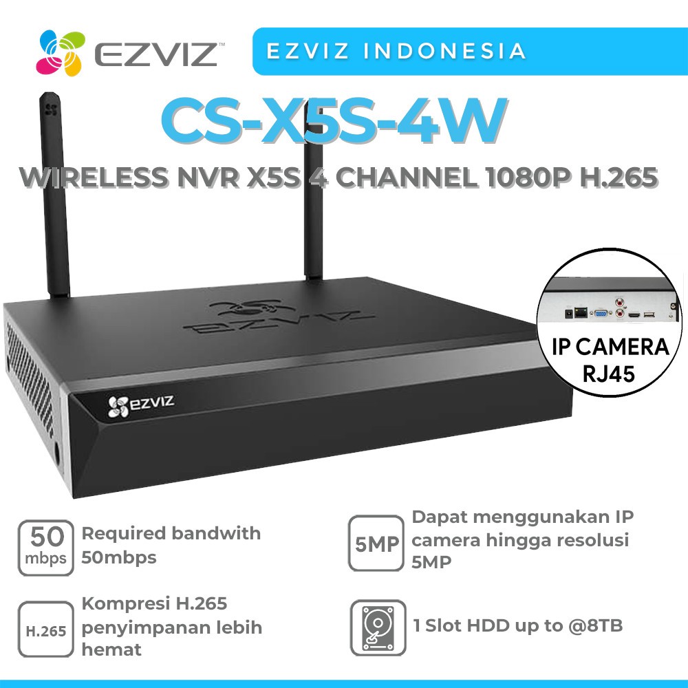 Ezviz NVR X5S 4 Channel Wireless NVR