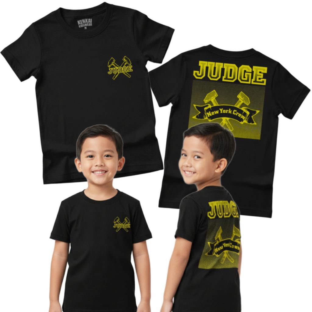 Kaos Anak Band Judge hardcore usia 1 sampai 12 tahun