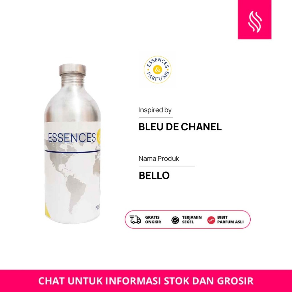 JUAL BIBIT PARFUM MURNII - ESSENCES ASLI - BELLO - SEGEL - 500 gr