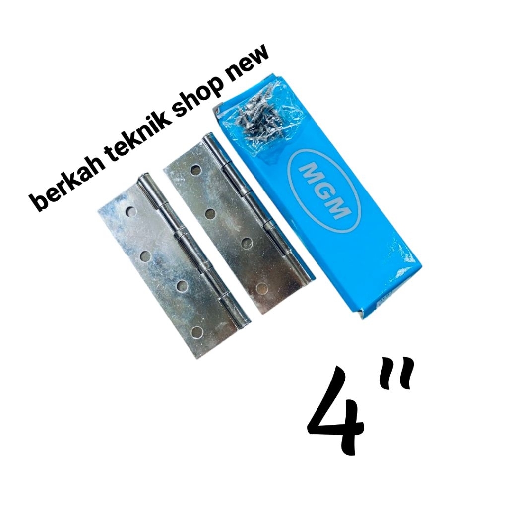 ENGSEL PLAT / ENGSEL PINTU 4" MGM cantel selot gembok