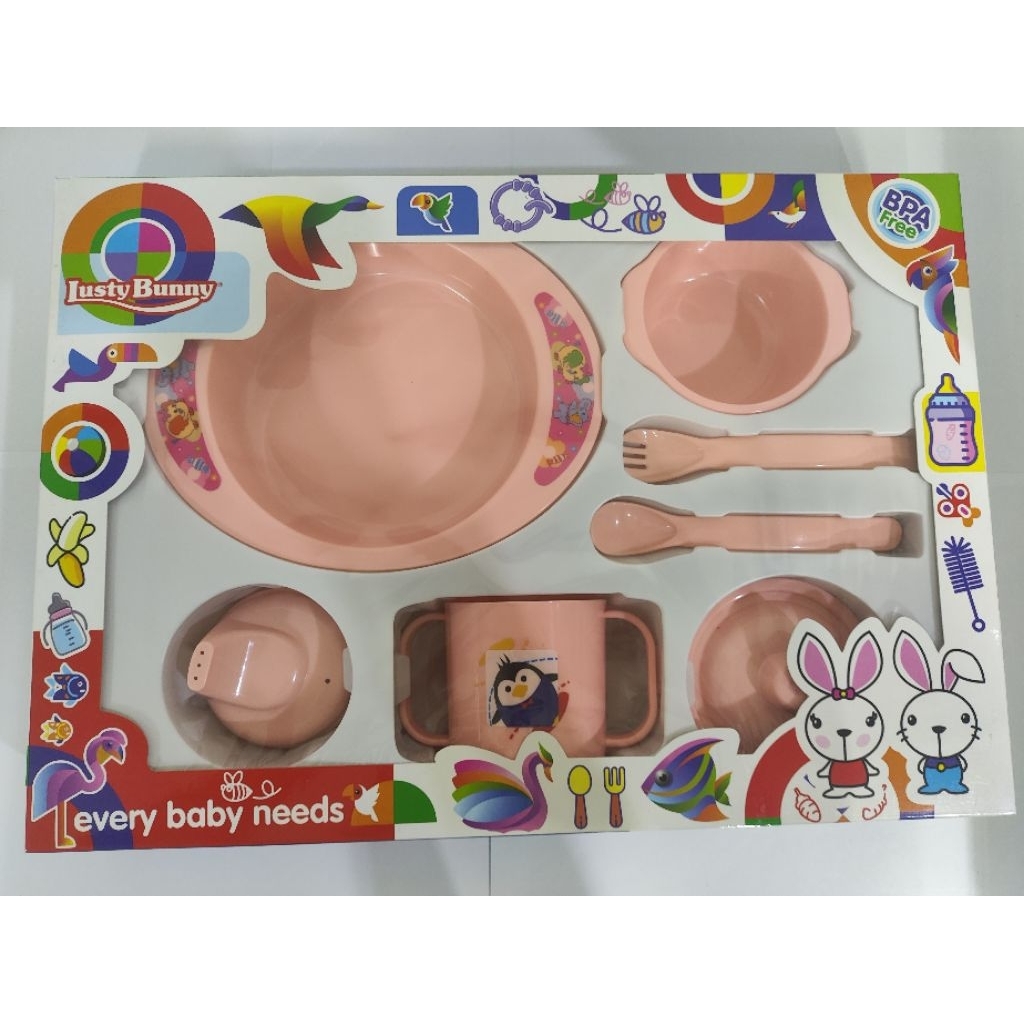 LustyBunny feeding set  7 in 1 (LB-1847)