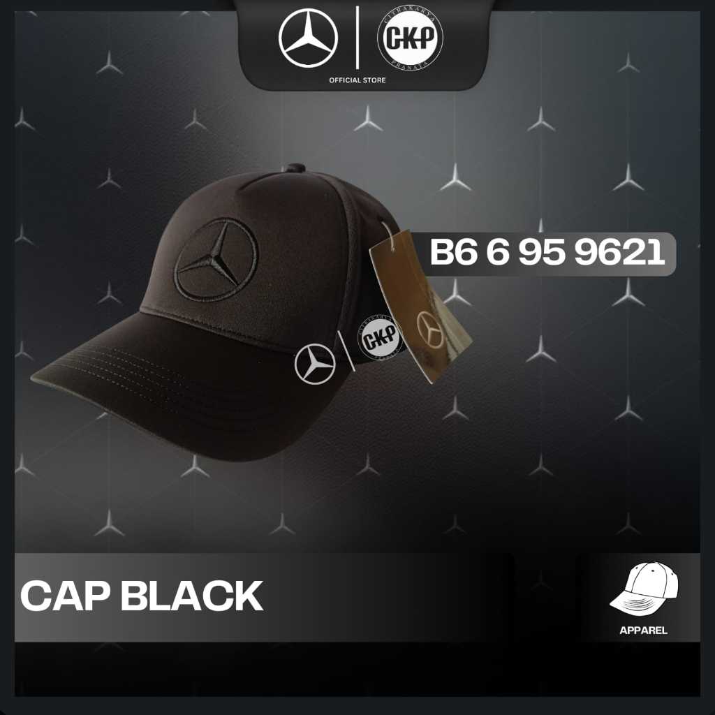 Topi Original Mercedes-Benz Hitam – B6 6 95 9621