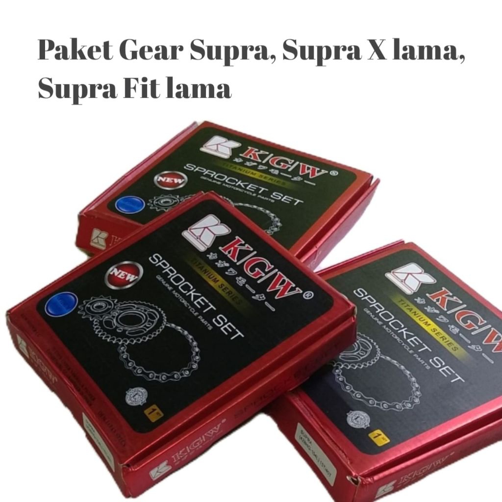 Paket gear Supra, Supra x lama, Supra fit lama