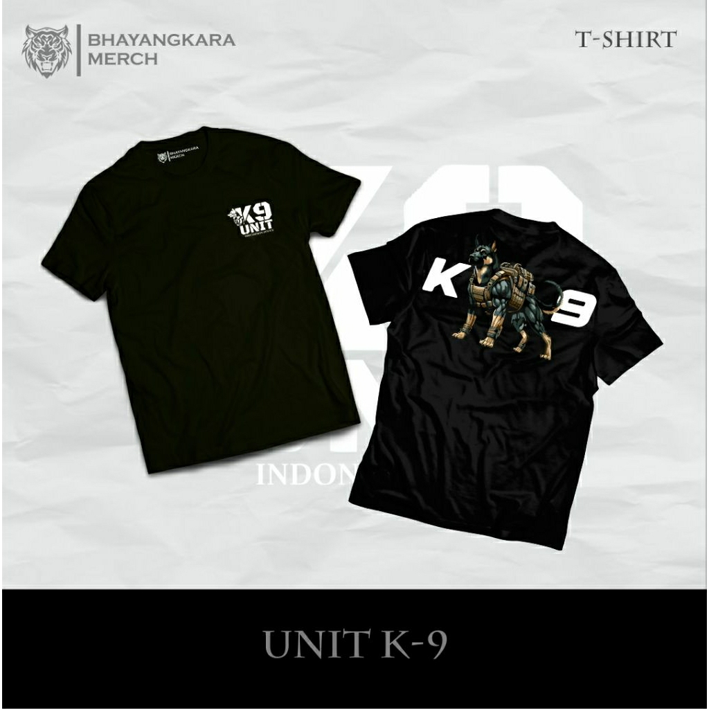 [COD] TSHIRT K-9 POLISI SATWA || KAOS K-9 POLISI  || BAJU K-9 POLISI  || BAJU POLISI K-9
