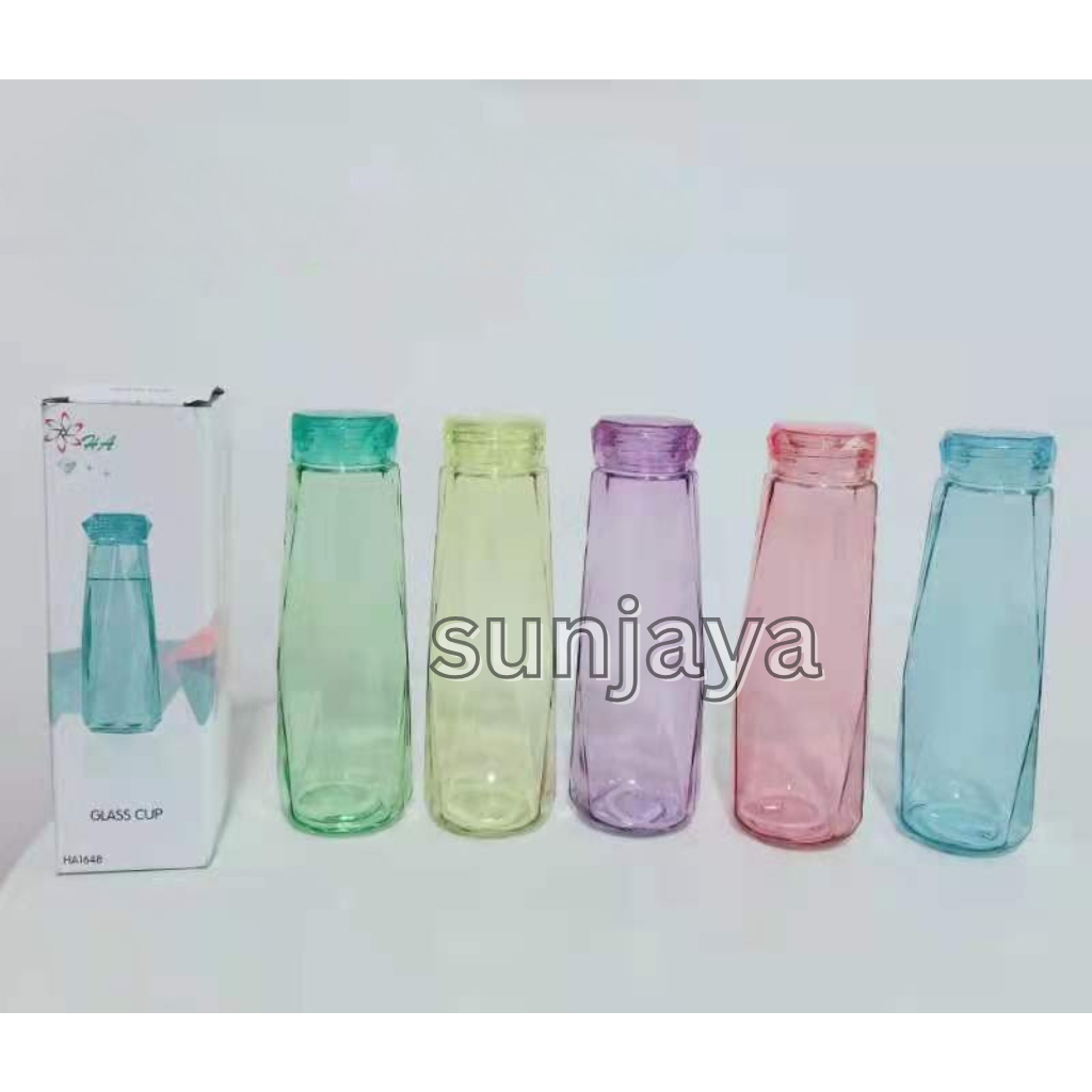BOTOL MINUM KACA DIAMOND