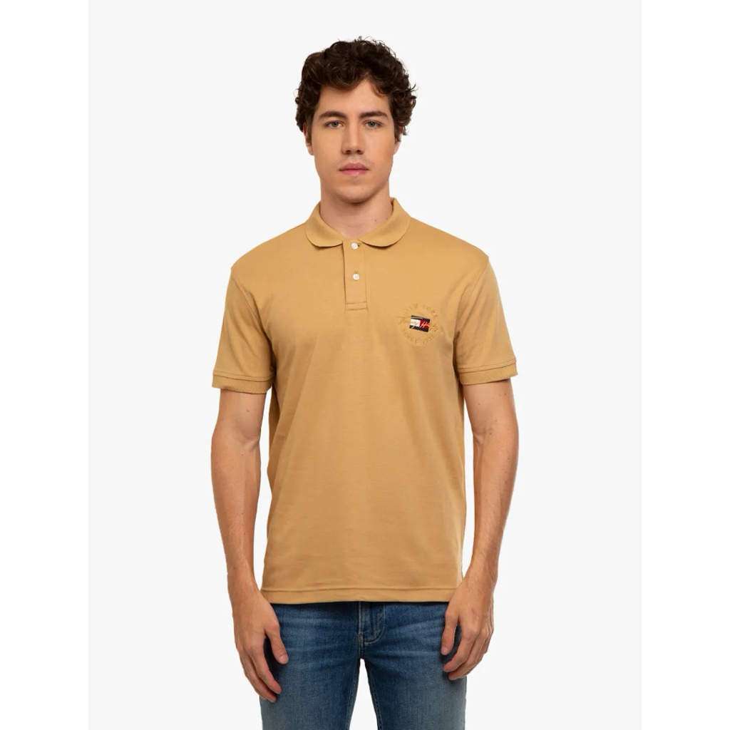 Tommy Hilfiger Font Logo Poloshirt / Kaos Kerah Tommy Hilfiger