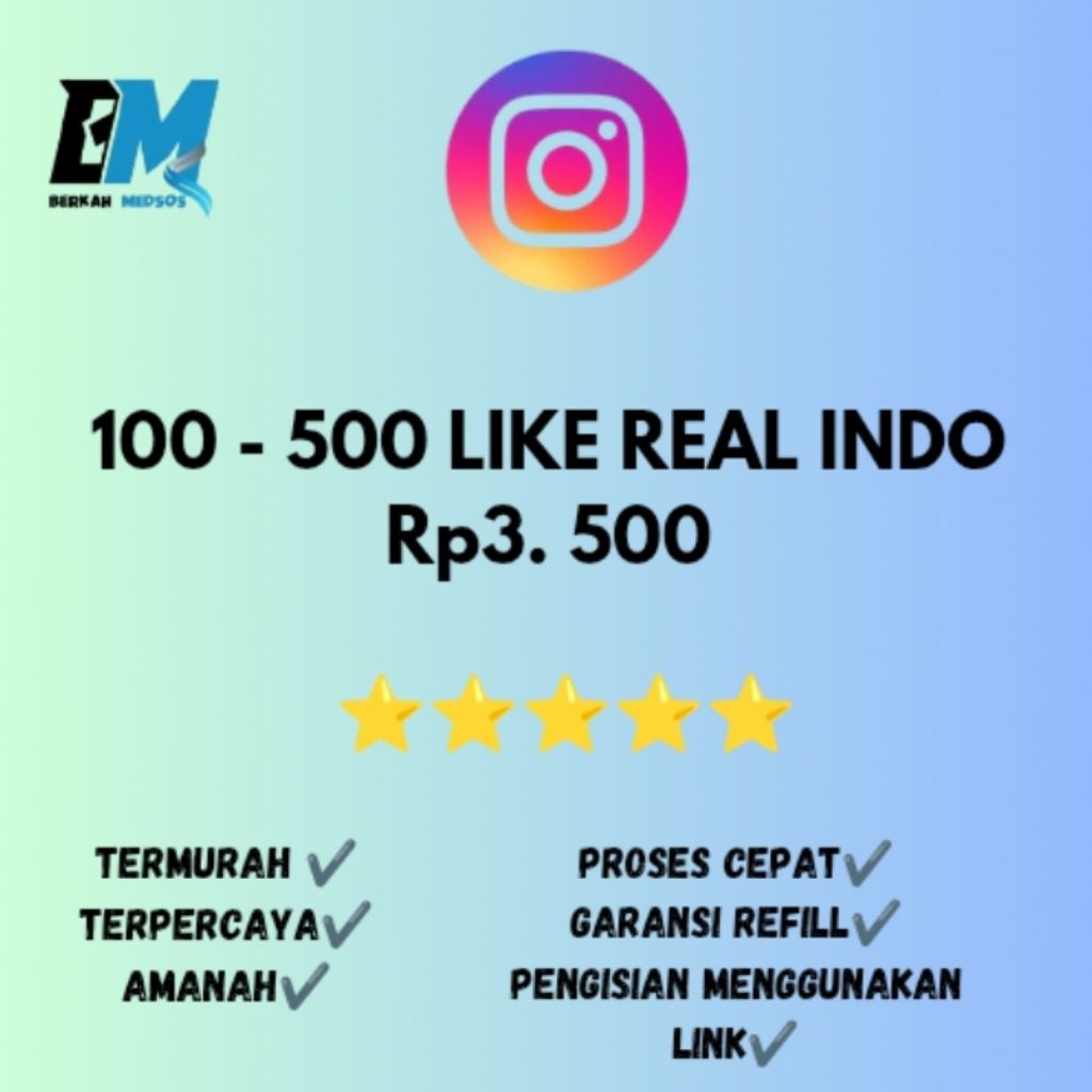 IG REAL LIKE INDO PERMANEN BERGARANSI PROSES CEPAT MASUK