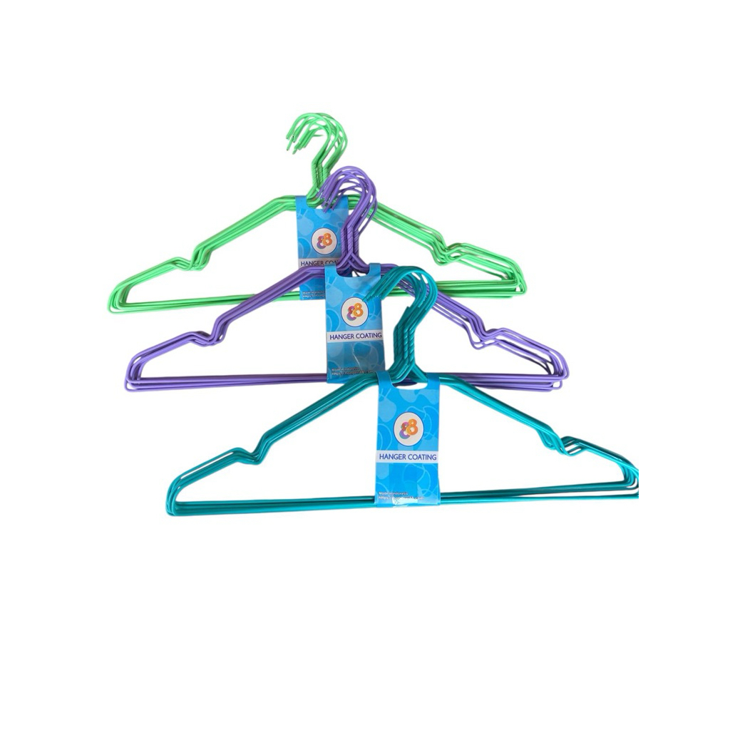 COATING HANGER BAJU STAINLESS ANTI KARAT ( 10 PCS )