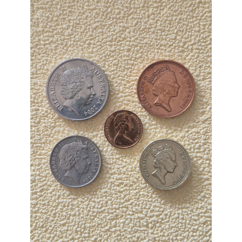 PAKET KOLEKSI KOIN KUNO ELIZABETH II