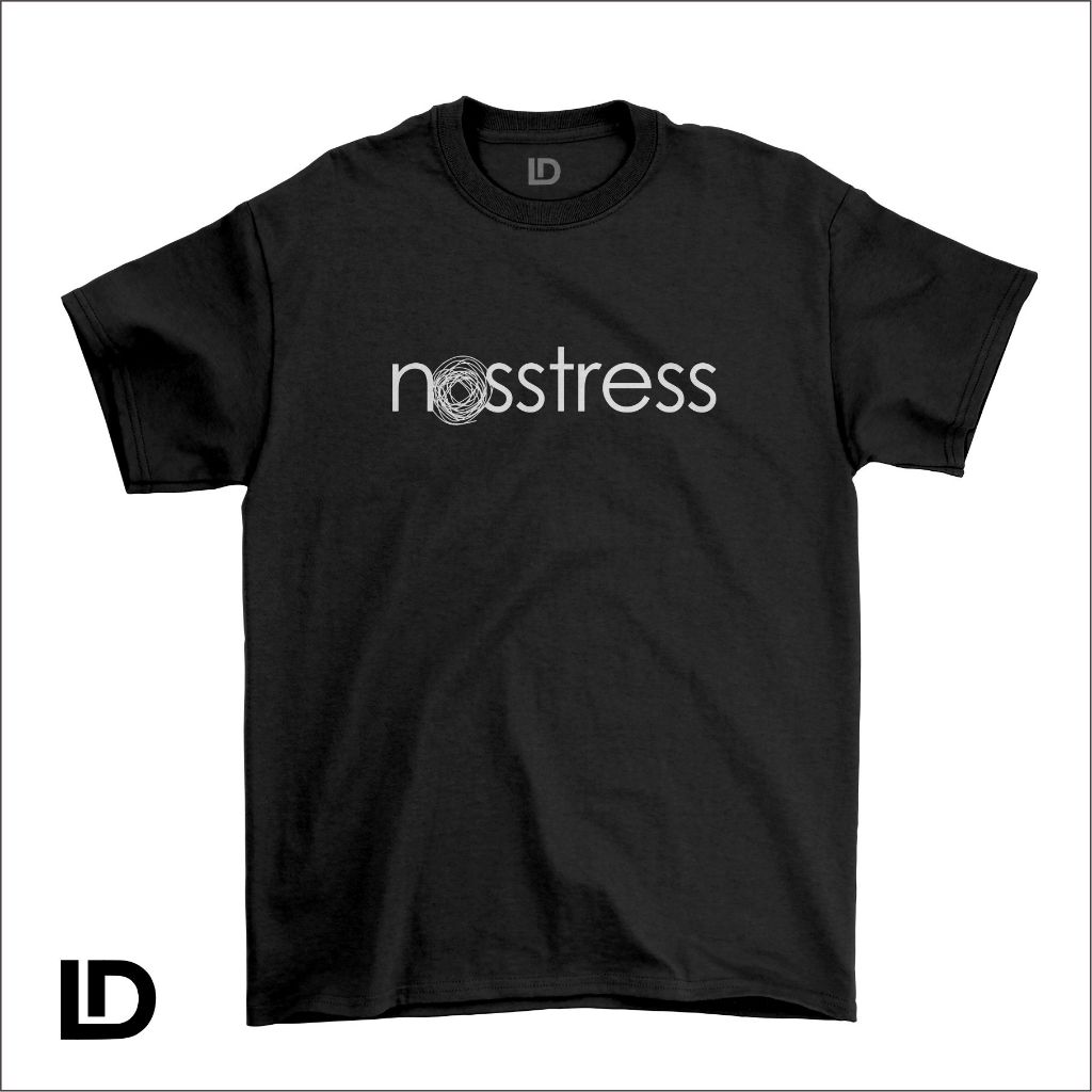 Kaos Distro Nosstress Band Premium Cotton Combed 24s Kaos Musik Pria Wanita