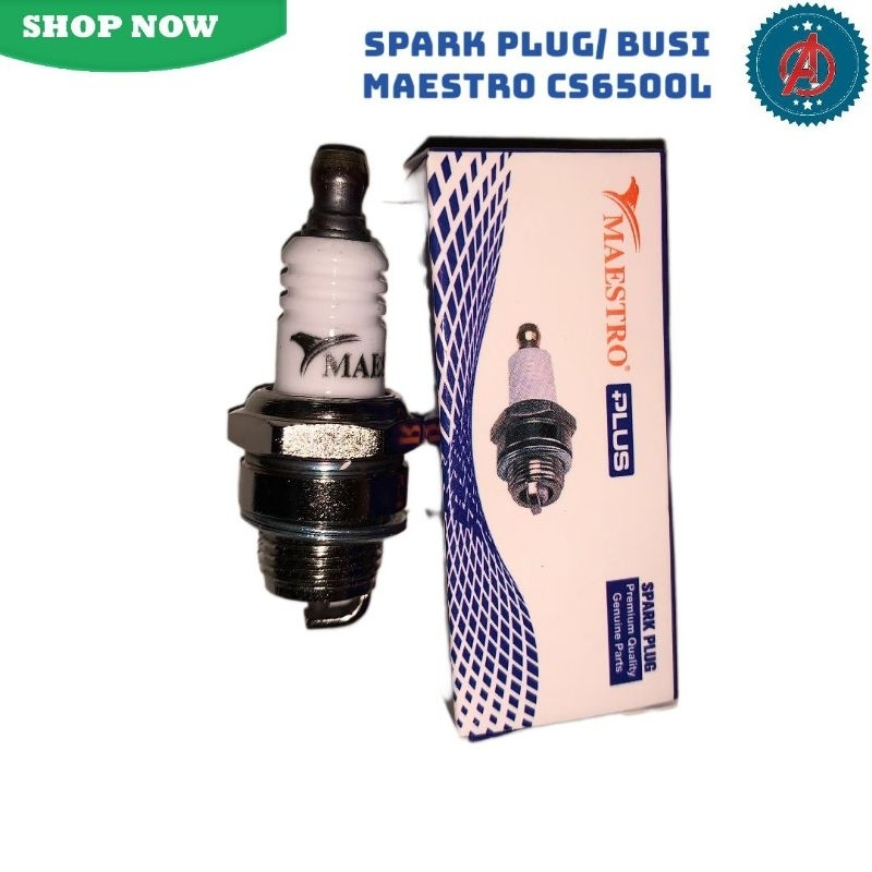 Busi Chainsaw Maestro 6500 6500L / Spark Plug Chainsaw / Sparepart Mesin Gergaji Maestro