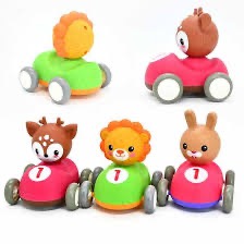 Mainan bebek naik motor / Mainan lucu bebek bebekan motor mobil