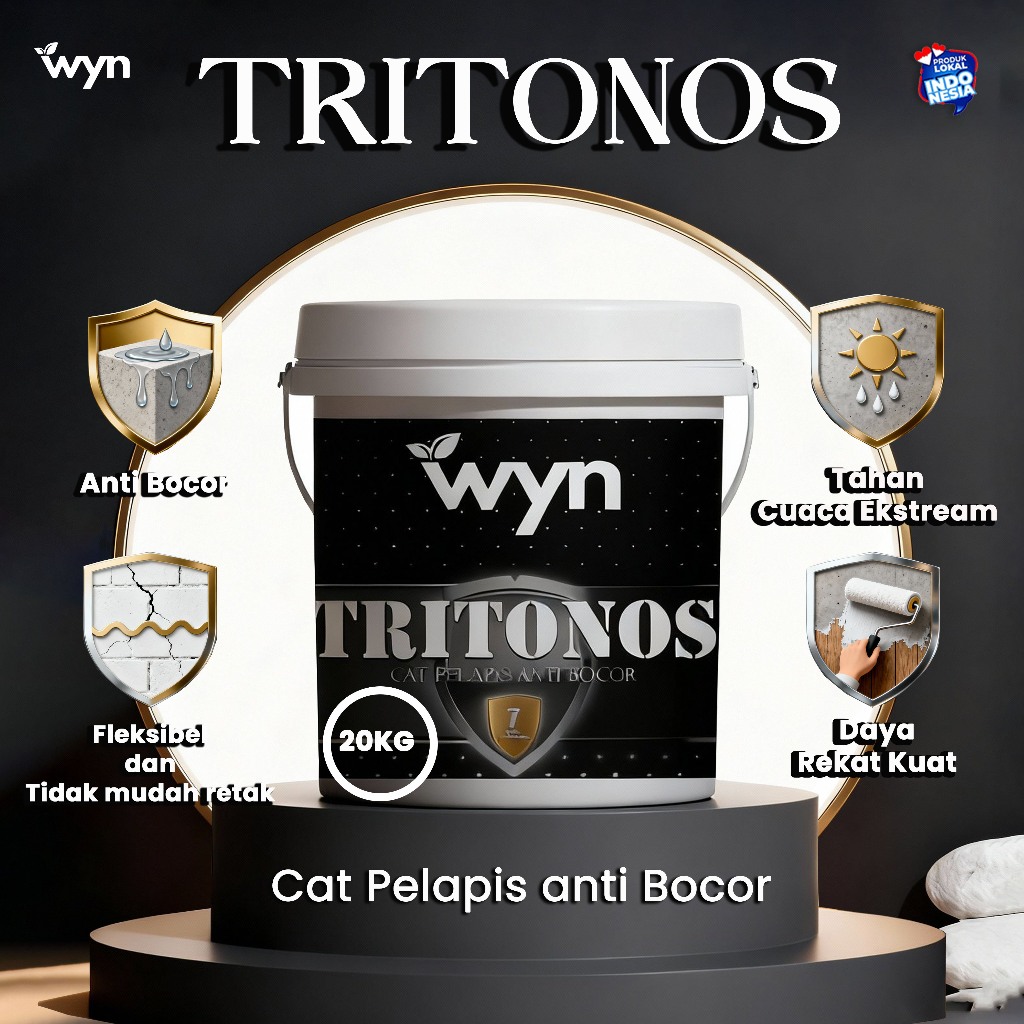 WYN Tritonos Cat Tembok Waterproof - Waterbased Paint 20KG