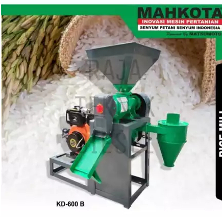 Mesin Giling Padi MAHKOTA KD-600 B KD-600B Tanpa Penggerak Original Terbaik