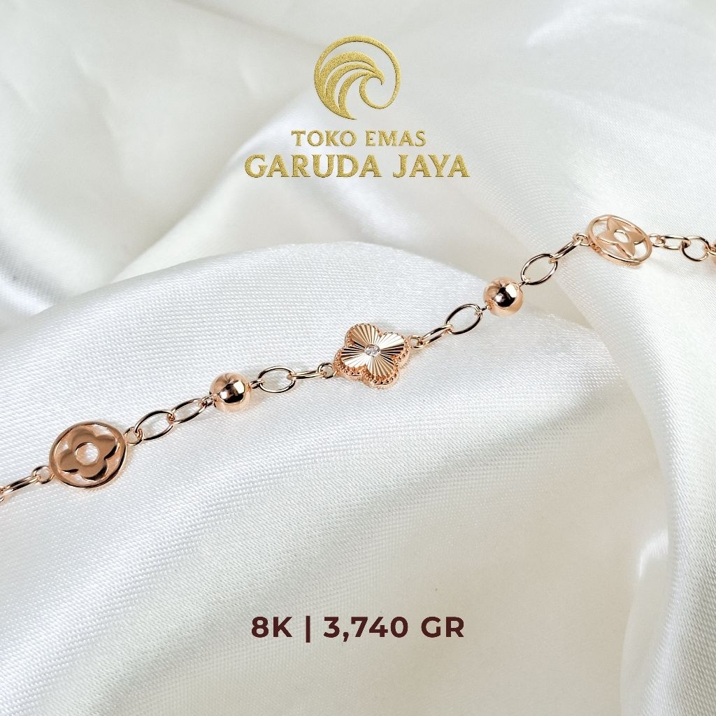 GELANG FELICE 8K | GELANG EMAS 8K | GELANG 3 GR