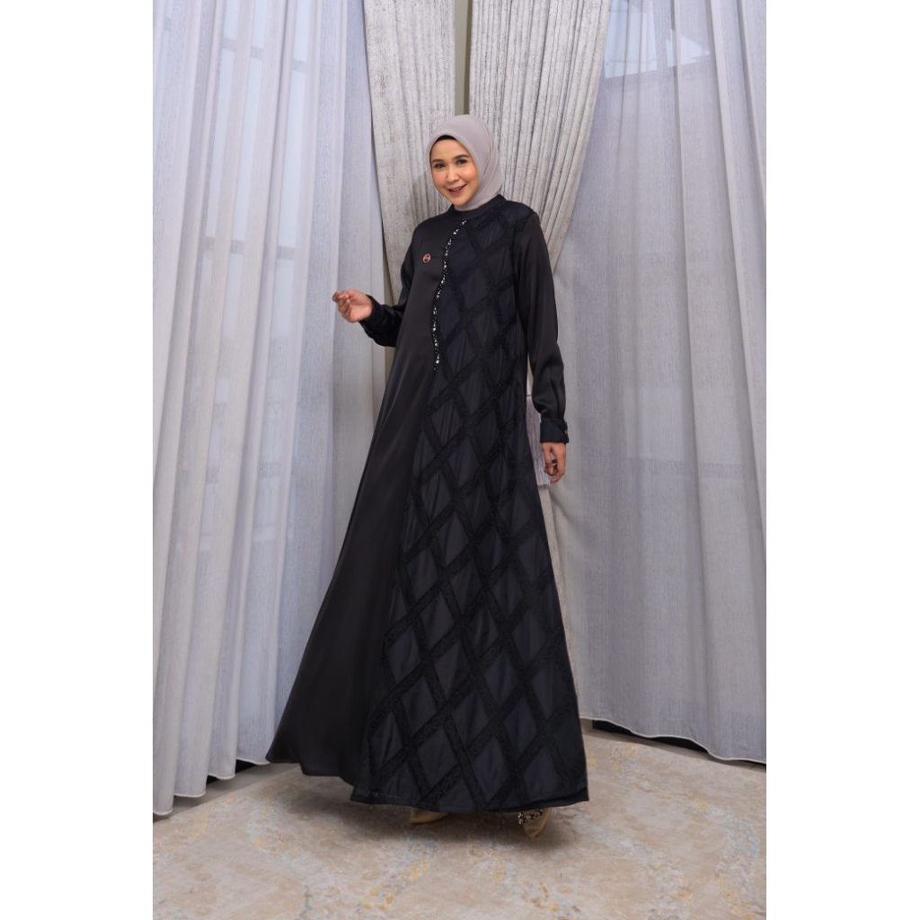 ELLA DRESS / GAMIS PESTA WANITA / DRESS MEWAH ORI BY MAREVI (HANYA SIZE STANDAR)