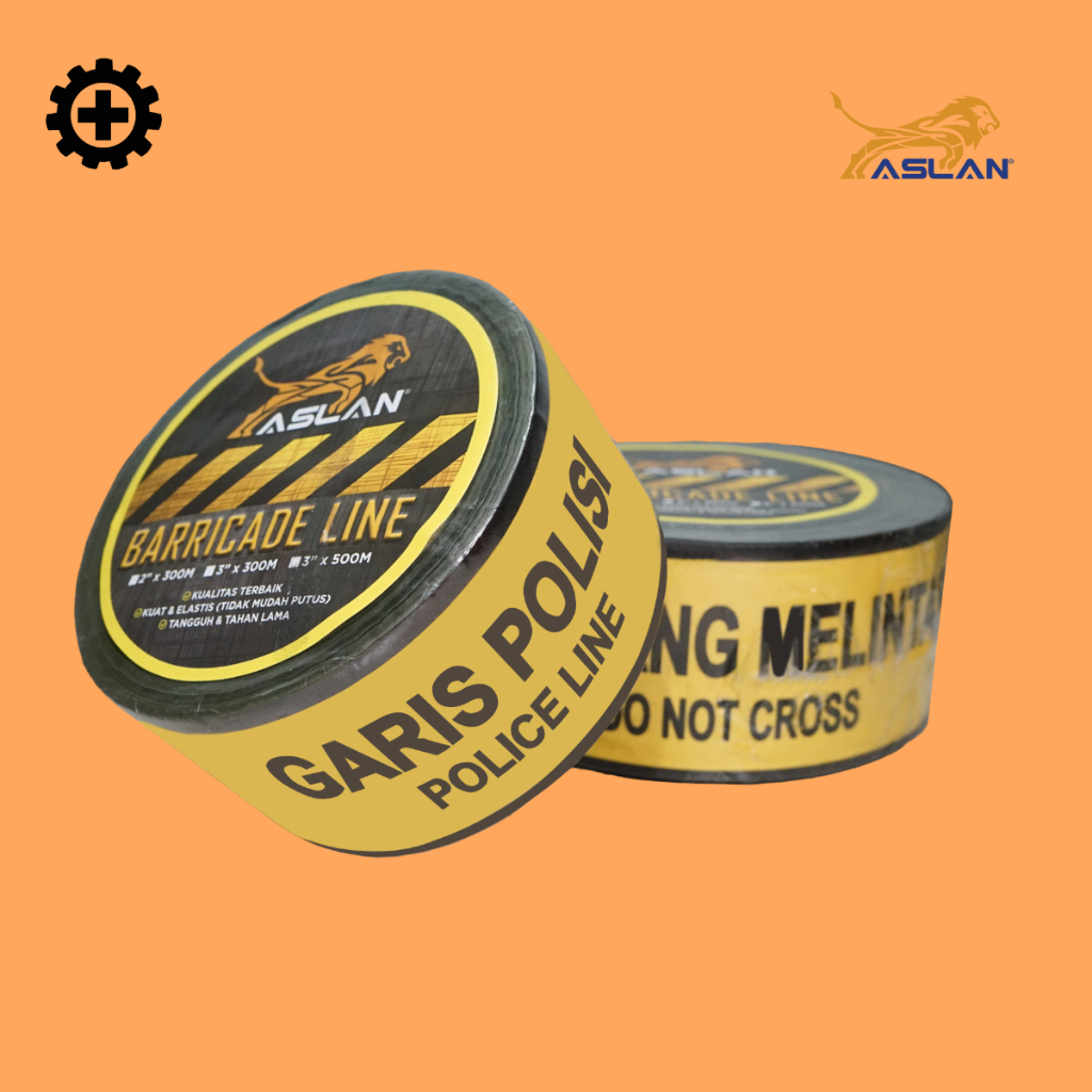 Aslan Police Line/Garis Polisi/Barricade Line Dilarang Melintas