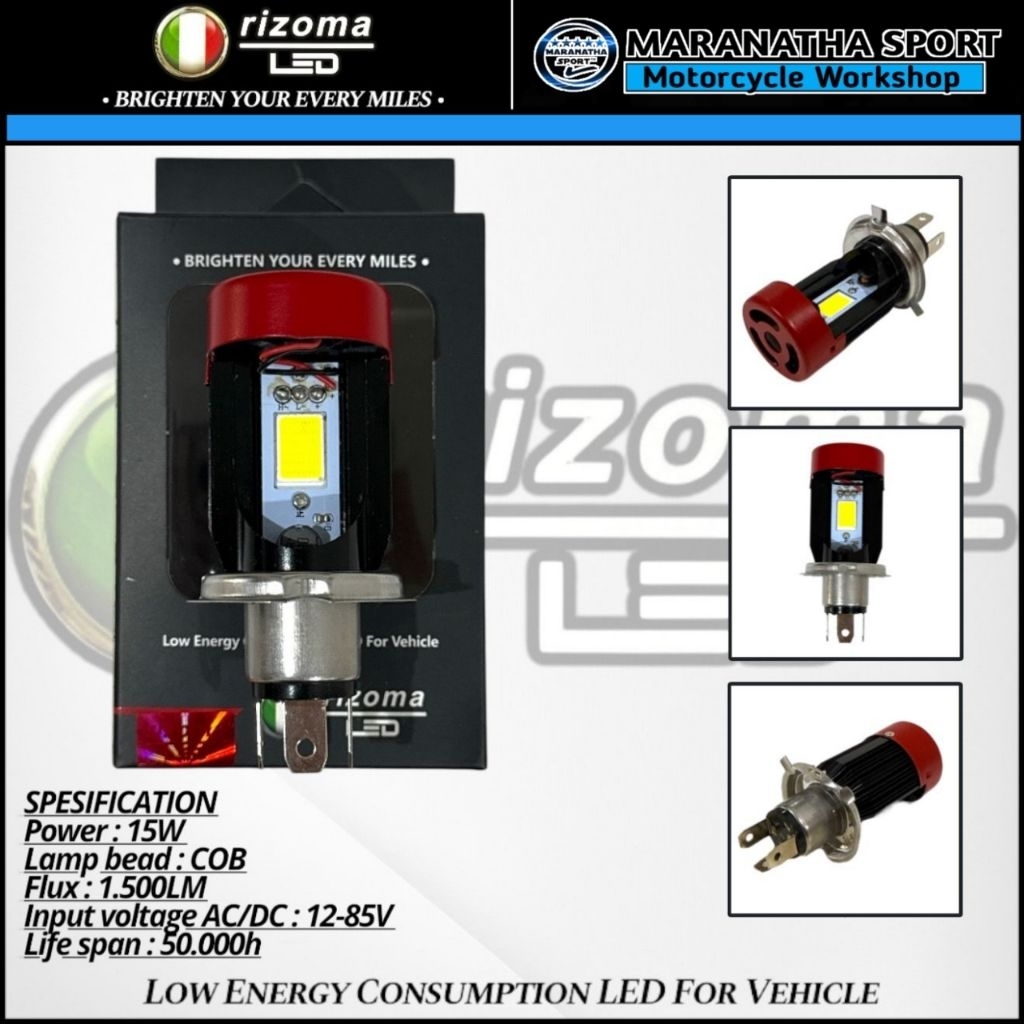 LED HEADLIGHT H4 - LAMPU DEPAN H4 + KIPAS UNIVERSAL