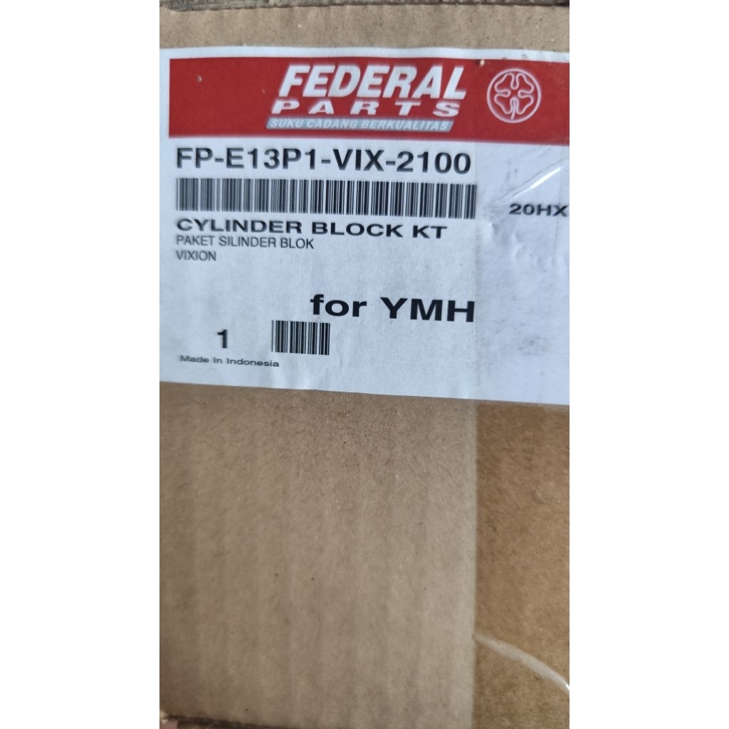 Blok seher boring Federal original astra otoparts Vixion old new fi