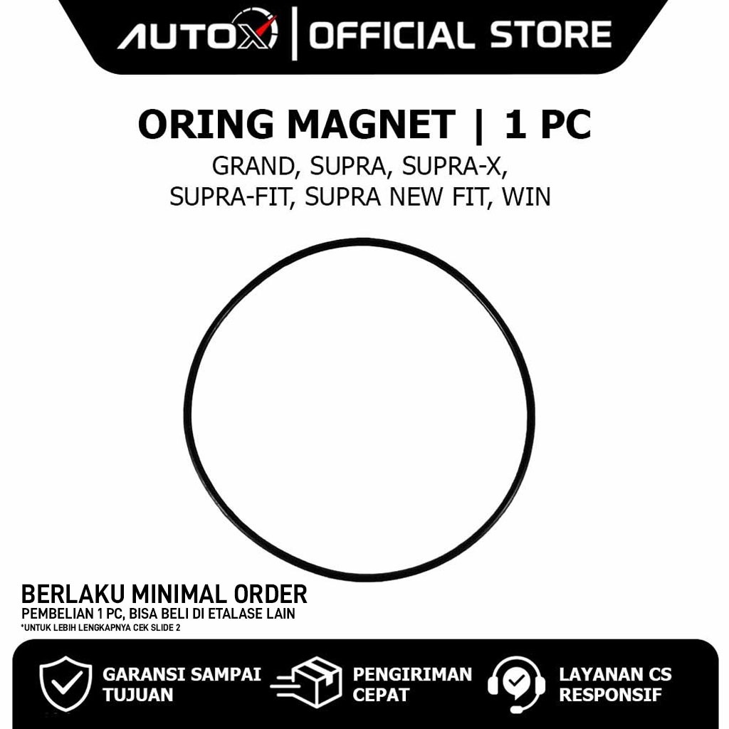 Oring Magnet Grand & Supra X Fit New & Win Hitam Black