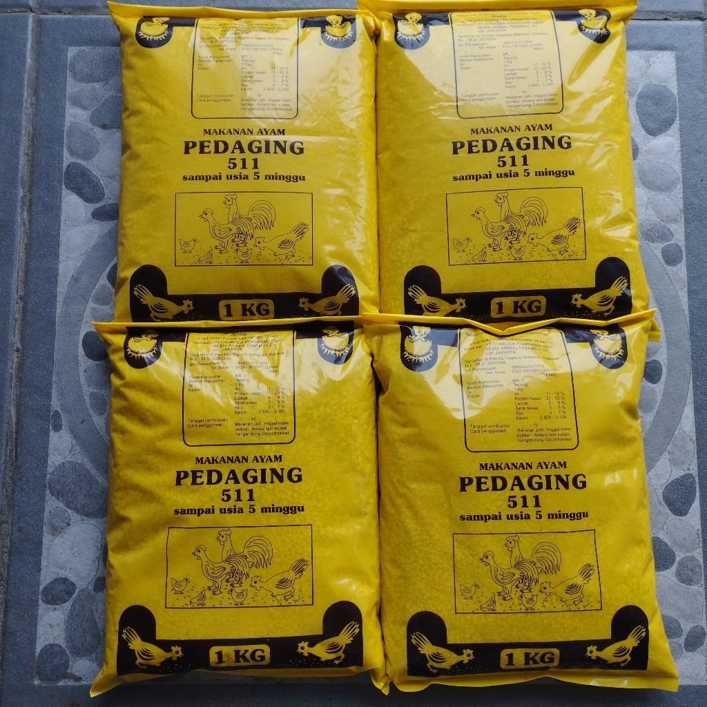 PAKAN AYAM (1KG) 511 PEDAGING GRATIS BUBBLE WRAP PACKING