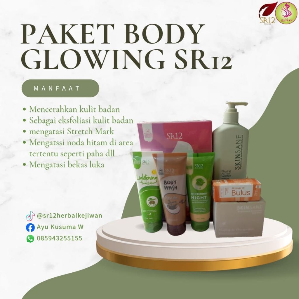 paket body glowing sr12