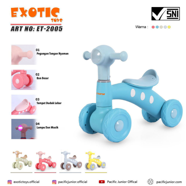 sepeda anak termurah cewe/cowo merek exotic et 2005