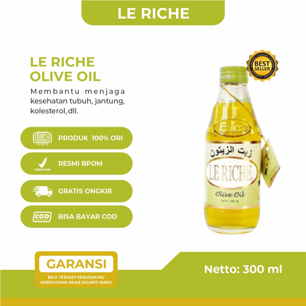 Minyak Zaitun LE RICHE Minyak Zaitun LE RICHE Original Minyak Zaitun LERICHE - 300ml