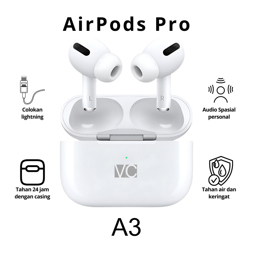 AIRPOD GEN 3 BISA CEK LOKASI 1 : 1 DENGAN ORI IPHONE BISA CEK LOKASI ORIGINAL 100%