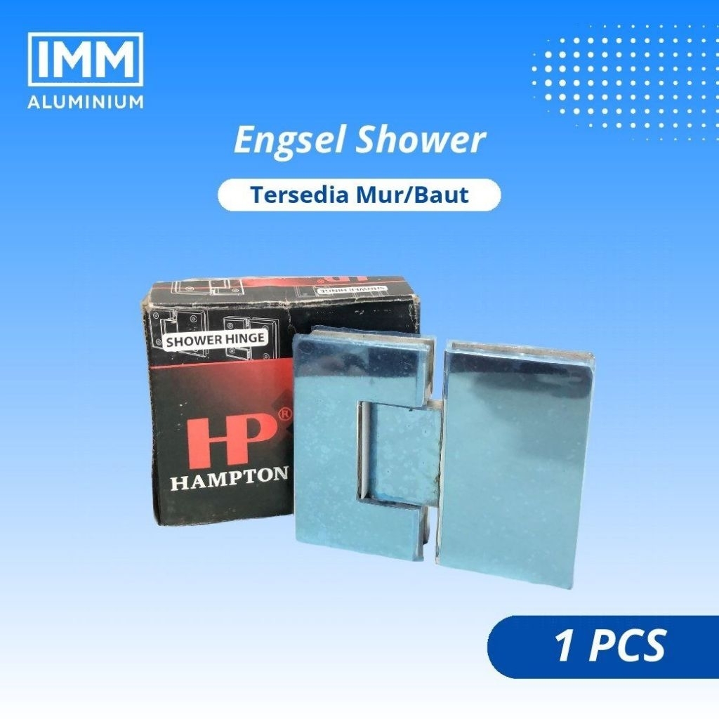 Engsel Pintu Kaca 180° / Stainless Shower Engsel / Shower Hinges / Shower Engsel Kaca