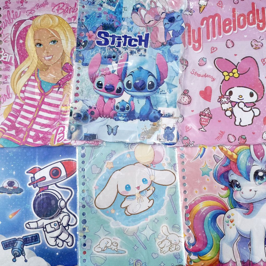 isi file binder A5 20 lubang gambar karakter anak