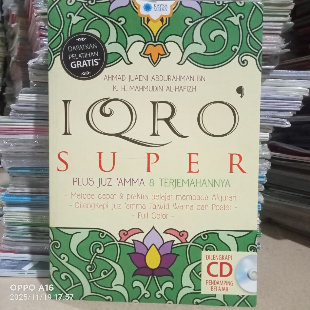 BUKU IQRA' SUPER CEPAT PLUS JUZ 'AMMA DAN TERJEMAHANNYA