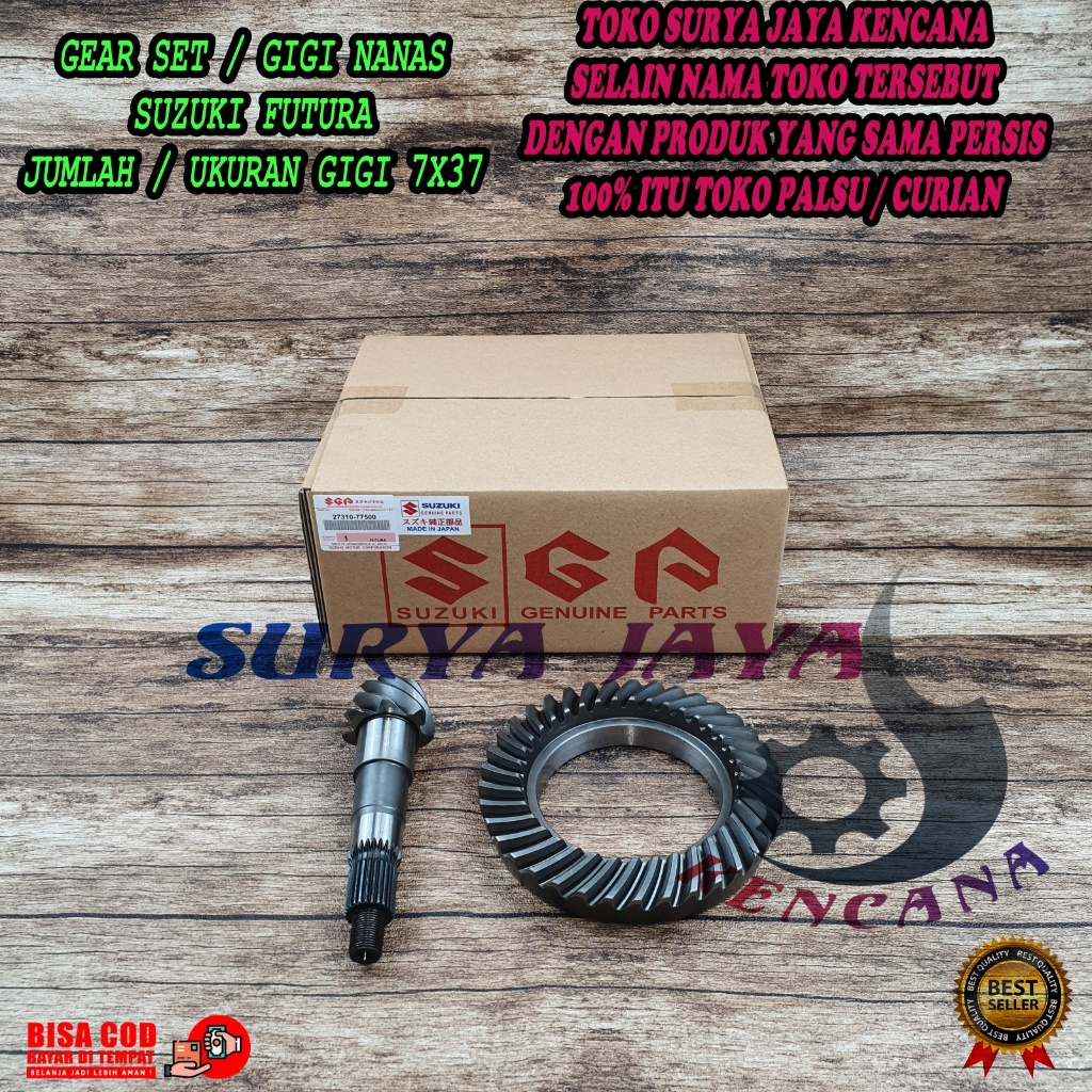 GIGI GARDAN SET SUZUKI FUTURA 7X37 PART MOBIL